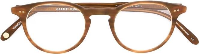 Garrett Leight Winward bril Bruin