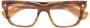 Garrett Leight x Officine Générale bril met vierkant montuur Bruin - Thumbnail 1