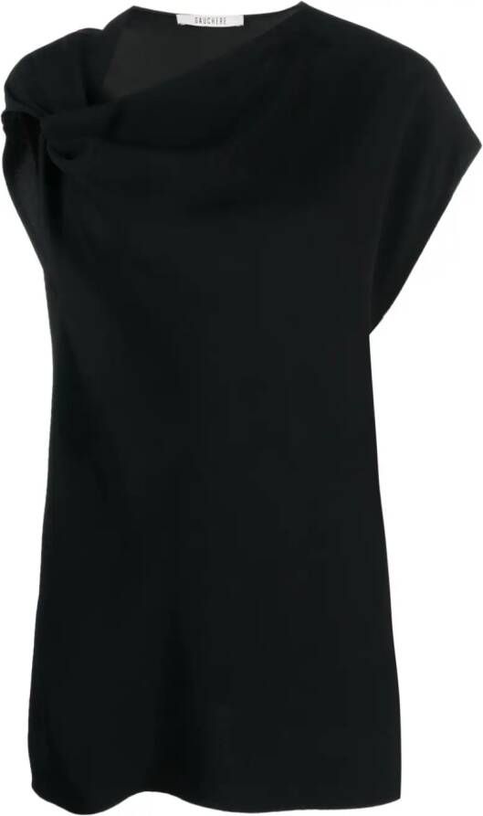 Gauchère Asymmetrische blouse Zwart