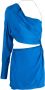 GAUGE81 Asymmetrische blousejurk Blauw - Thumbnail 1