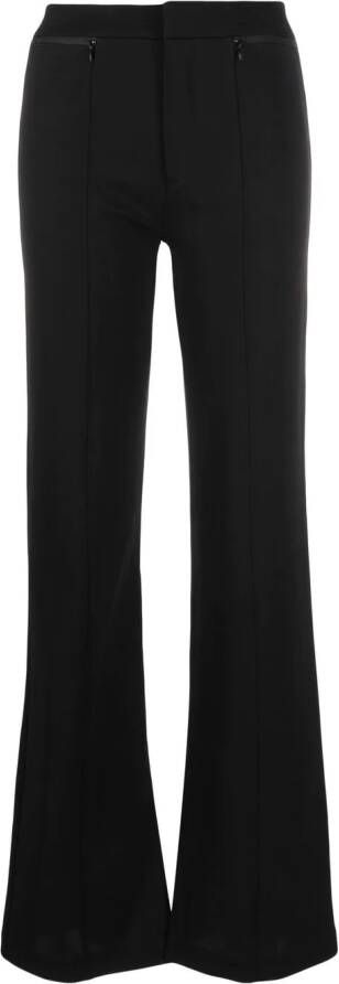GAUGE81 Broek met flared cuffs Zwart