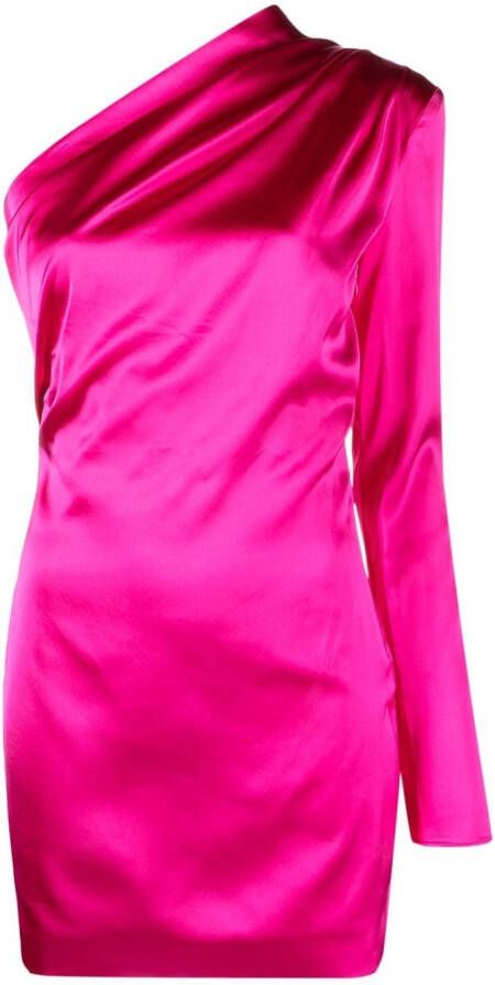 GAUGE81 Asymmetrische mini-jurk Roze