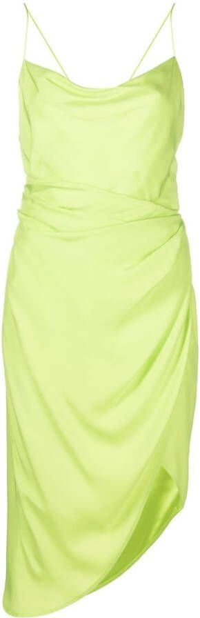 GAUGE81 Gedrapeerde jurk Groen