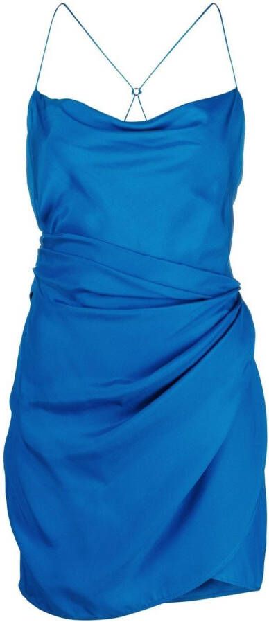GAUGE81 Gesmockte mini-jurk Blauw