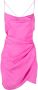 GAUGE81 Gesmockte mini-jurk Roze - Thumbnail 1