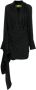 GAUGE81 Gravia zijden mini-jurk Zwart - Thumbnail 1