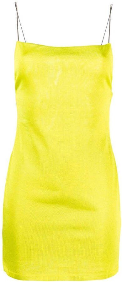 GAUGE81 Metallic mini-jurk Groen