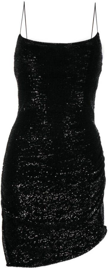 GAUGE81 Mini-jurk met pailletten Zwart