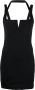 GAUGE81 Mini-jurk met vierkante hals Zwart - Thumbnail 1