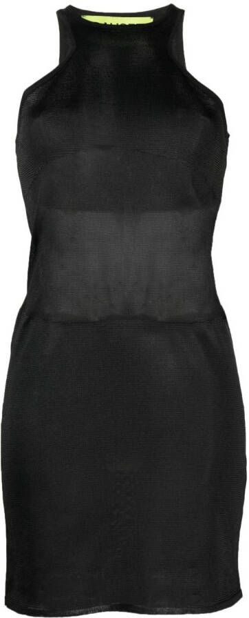 GAUGE81 Semi-doorzichtige jurk Zwart
