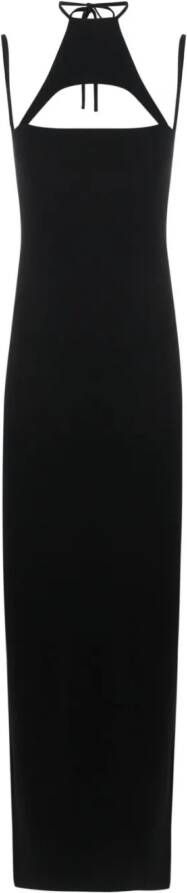 GAUGE81 Uitgesneden midi-jurk Zwart