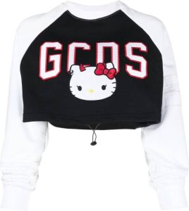 Gcds Cropped sweater Zwart