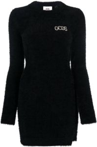 Gcds Mini-jurk met logo van kristal Zwart