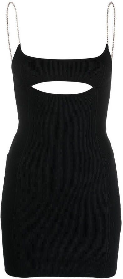 Gcds Uitgesneden mini-jurk Zwart