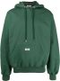 GCDS Hoodie met logoplakkaat Groen - Thumbnail 1
