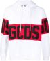 GCDS Hoodie met logoprint Wit - Thumbnail 1