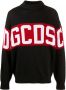 GCDS Intarsia trui Zwart - Thumbnail 1