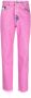 GCDS Jeans verfraaid met logo Roze - Thumbnail 1