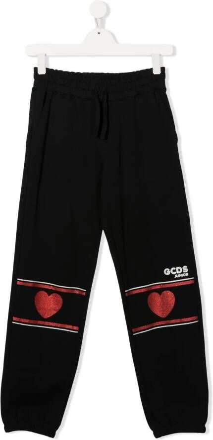 Gcds Kids Joggingbroek met logoprint Zwart