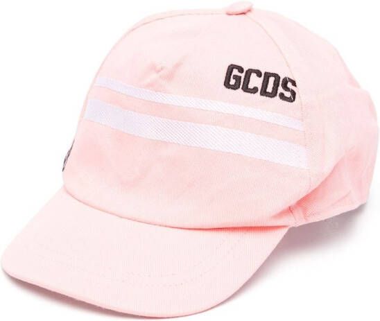 Gcds Kids Honkbalpet met geborduurd logo Roze