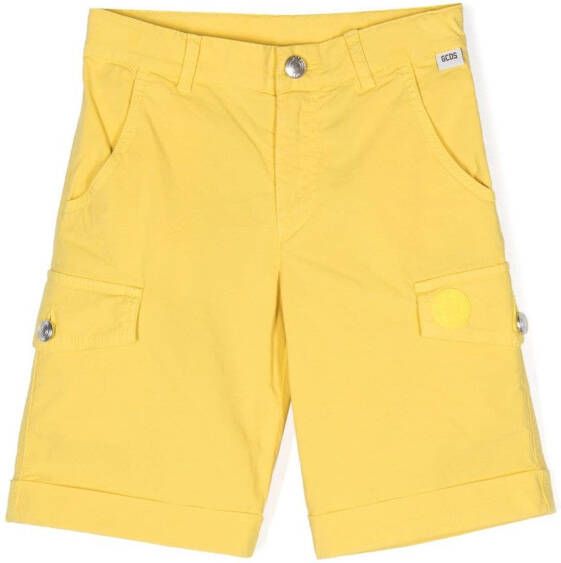 Gcds Kids Shorts met logopatch Geel