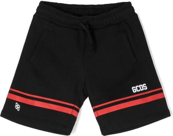 Gcds Kids Shorts met logoprint Zwart