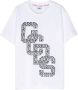 Gcds Kids T-shirt met logoprint Wit - Thumbnail 1