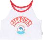 Gcds Kids Tanktop met logoprint Wit - Thumbnail 1