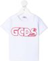 Gcds Kids T-shirt met geborduurd logo Wit - Thumbnail 1