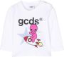 Gcds Kids T-shirt met grafische print Wit - Thumbnail 1