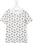 Gcds Kids T-shirt met logoprint Wit - Thumbnail 1