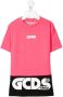 Gcds Kids T-shirtjurk met colourblocking Roze - Thumbnail 1