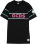 Gcds Kids T-shirtjurk met logoprint Zwart - Thumbnail 1