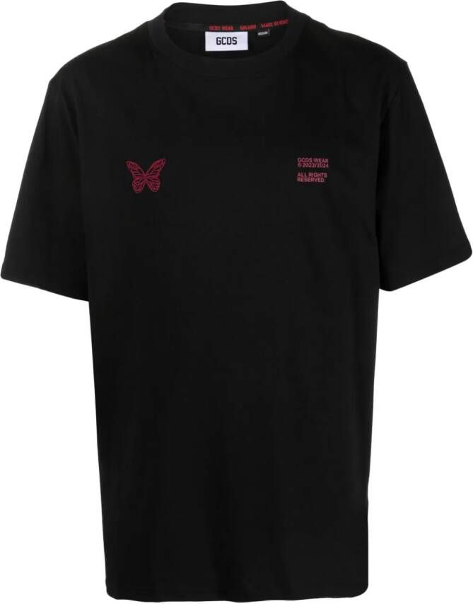 Gcds T-shirt met logoprint Zwart