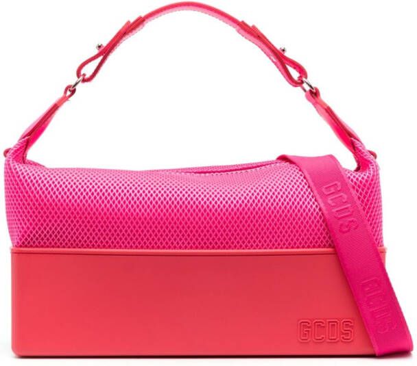 GCDS Matilda mesh shopper Roze