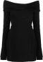Gcds Off-shoulder mini-jurk Zwart - Thumbnail 1
