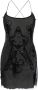 Gcds Mini-jurk verfraaid met pailletten Zwart - Thumbnail 1