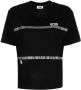 Gcds T-shirt met stras Zwart - Thumbnail 1