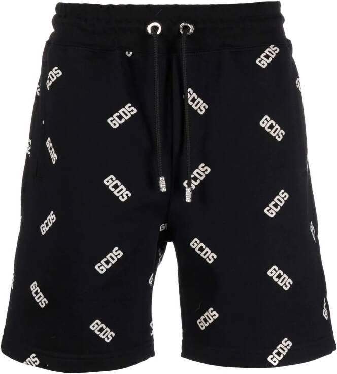 Gcds Shorts met logoprint Zwart
