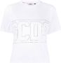 GCDS T-shirt met studs Wit - Thumbnail 1