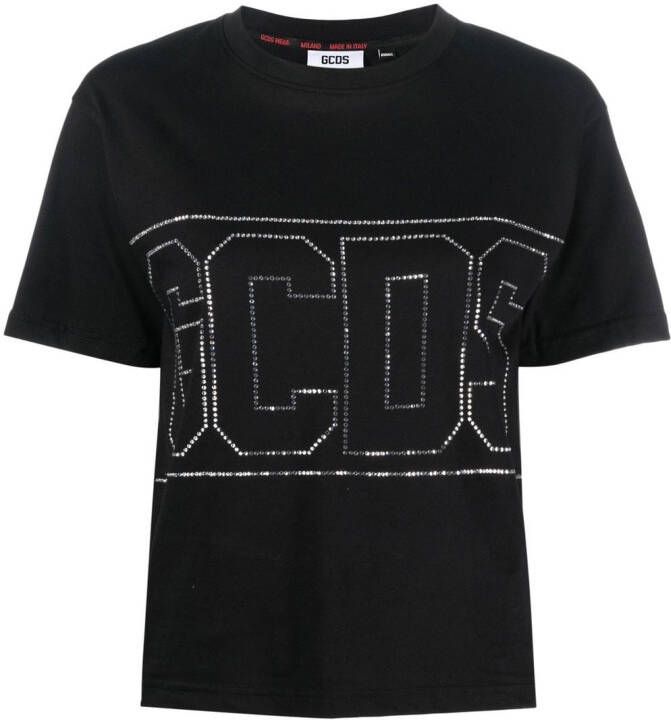 Gcds T-shirt met studs Zwart
