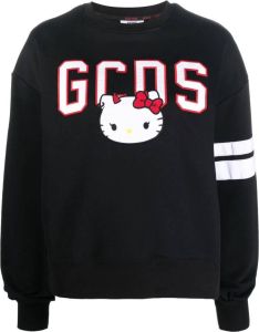 Gcds Sweater met logo Zwart
