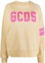 Gcds Sweater met logopatch Beige - Thumbnail 1