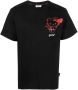 Gcds T-shirt met geborduurd logo Zwart - Thumbnail 1