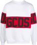GCDS T-shirt met logoband Wit - Thumbnail 1