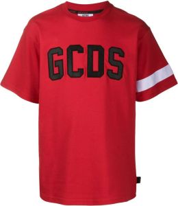 Gcds T-shirt met logoprint Rood