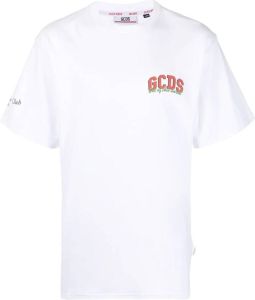 Gcds T-shirt met logoprint Wit