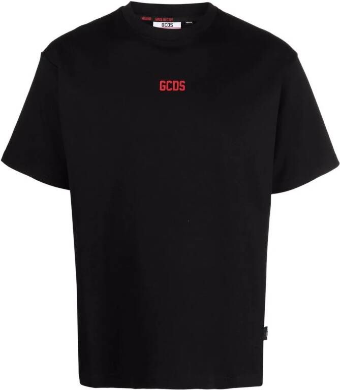 GCDS T-shirt met logoprint Zwart