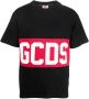 Gcds T-shirt met logoprint Zwart - Thumbnail 1