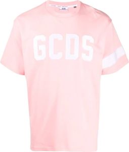 Gcds T-shirt met ronde hals Roze